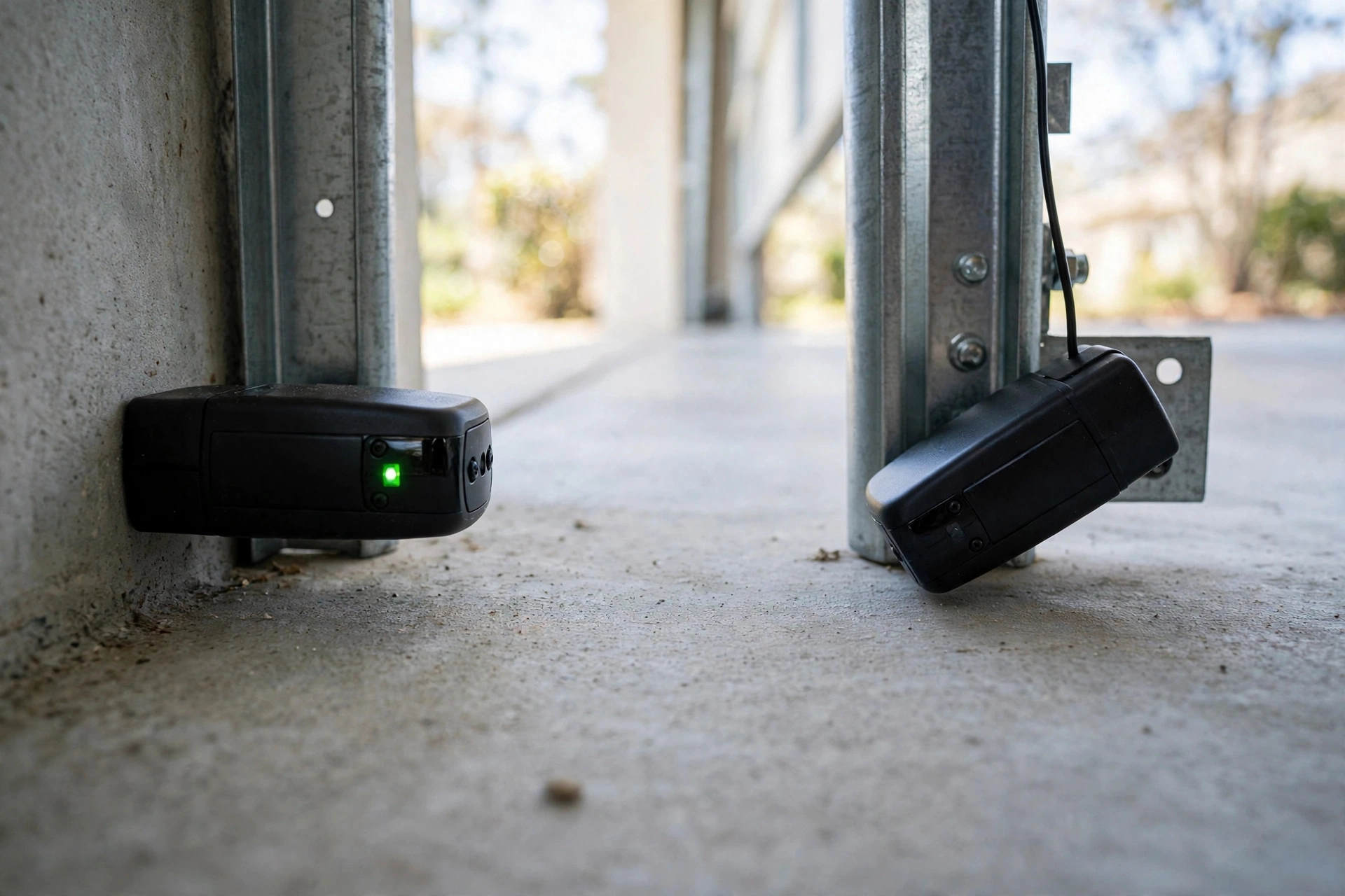 Before photo,  Garage Door Sensor Repair in Tulip Grove, by Bowie Garage Door Repair Company