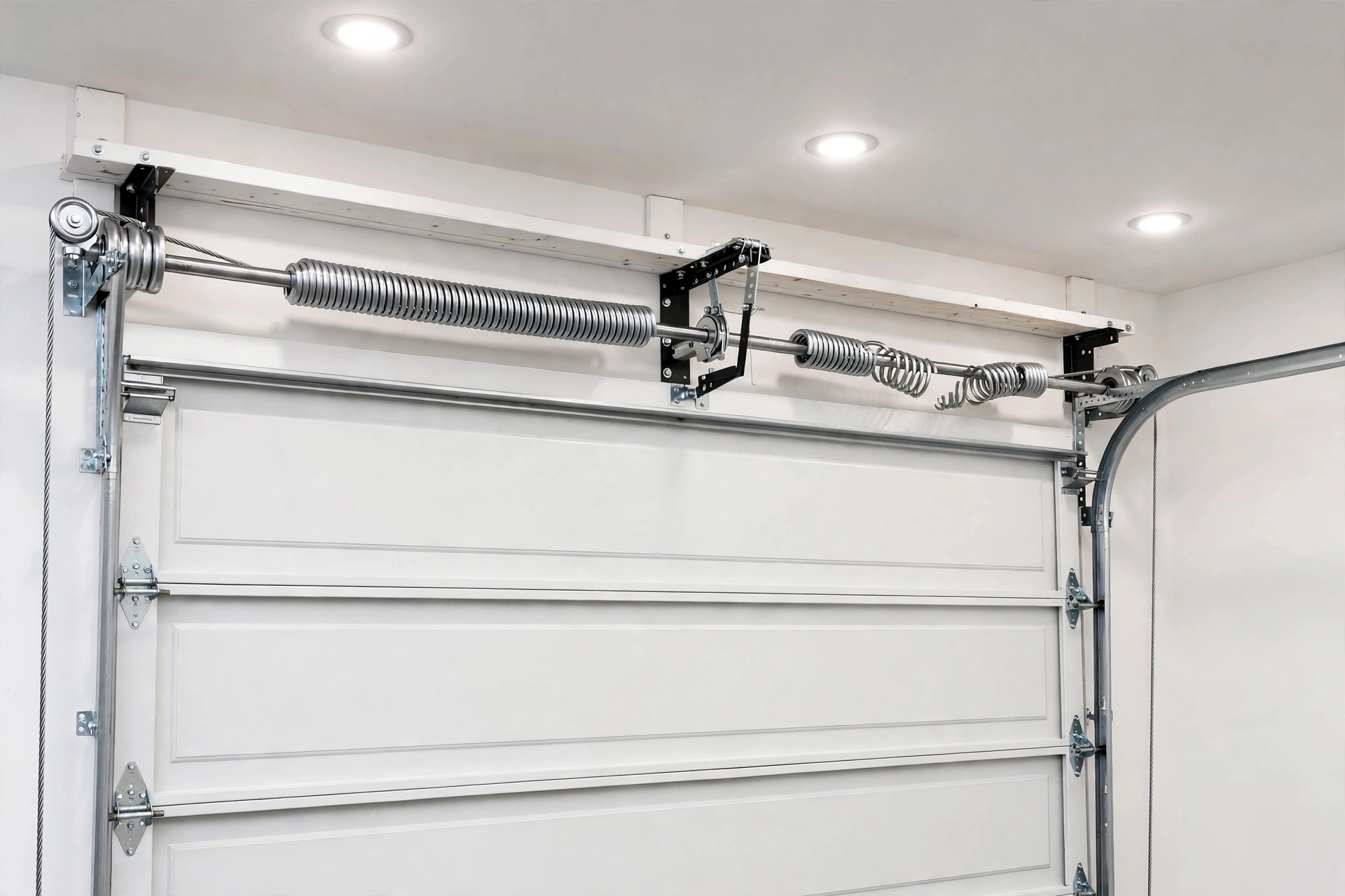 Before photo, Garage Door Spring Replacement in Woodmore, by Bowie Garage Door Repair Company
