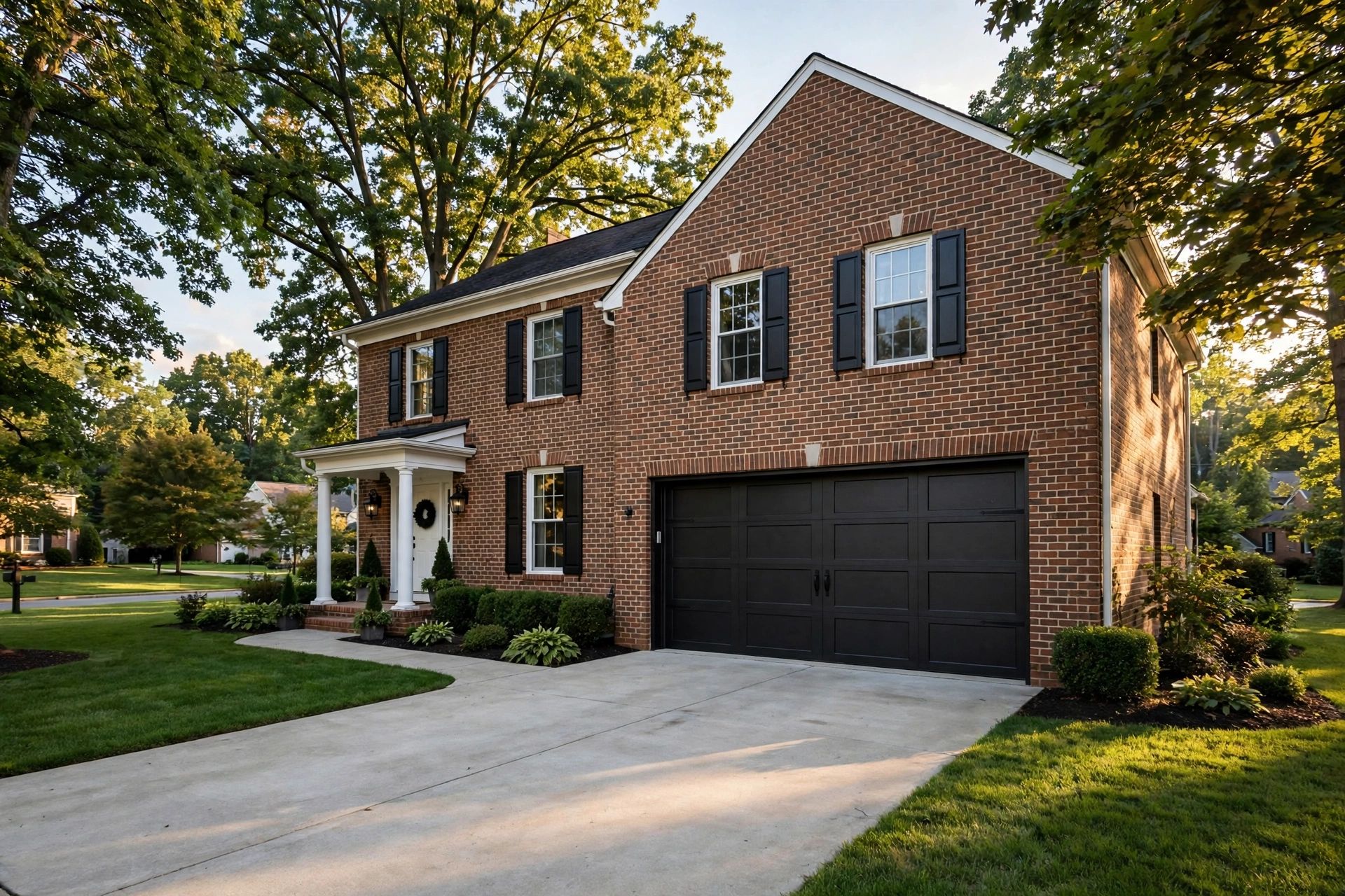 New garage door installed on a Bowie, MD home by Bowie Garage Door Repair Company